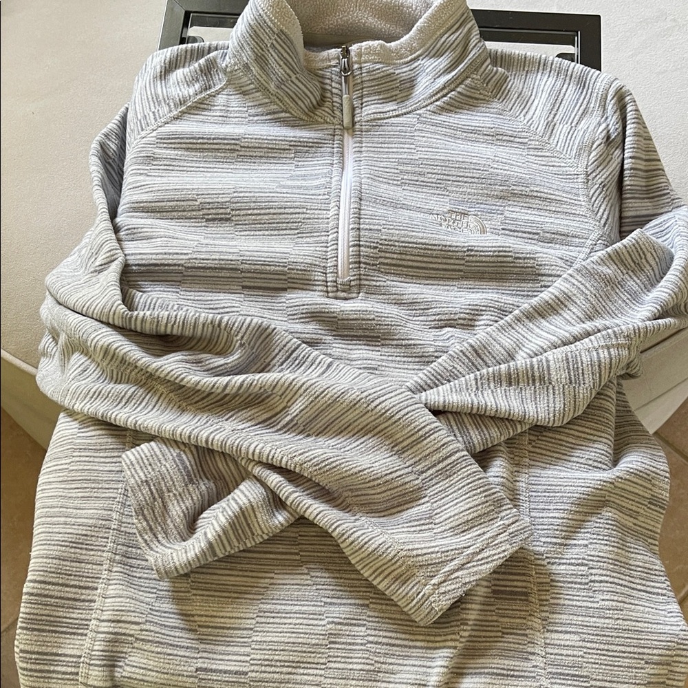 The North Face Gray Zip-Up Jacket